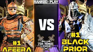 NUMBER 1 RANKED BLACK PRIOR VS NUMBER 1 RANKED AFEERA! FOR HONOR