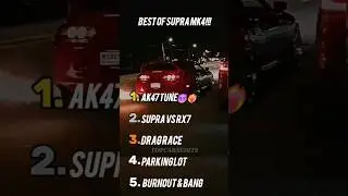 BEST OF SUPRA MK4! POPS AND BANGS COMPITITION🔥☠️!!!