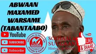 ABWAAN MAXAMED WARSAME ( TABANTAABO) | HABEENKII LA DHEELMIYEY ( NEBI AMMAAN)