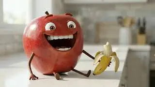 Whats Bro Even Eating? 😹 |Apple eating Banana |Ai generated 
