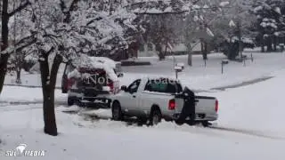 Dennis Becht - Vehicle Stuck In Snow - Colonia, Illinois - December 4th, 2016