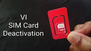 How To Deactivate Vi Sim Card Permanently || VI SIM CARD DEACTIVATED