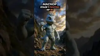 Pokemon Evolutions: Machop Evolves into Machamp