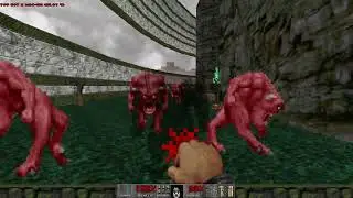 DOOM II - New Map - Emerald Ascension (w/ Crow: No Rest for the Damned Mod) UV