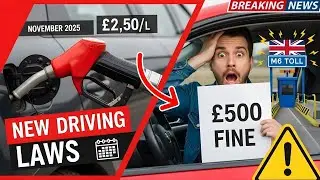 ⚠️ 5 New UK Driving Laws in November 2025 &mdash; Fuel Costs, Fines & Toll Road Changes!
