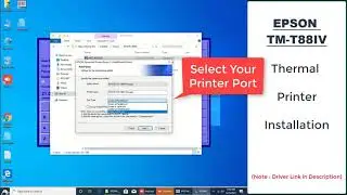 Epson Printer TM 88IV Installation & Driver Download
