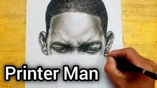 I Draw Like A Printer ( Drawing Will Smith )