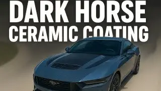 Full Ceramic Coating Process On A Mustang Dark-Horse | 5 Year Protection On Gloss & Satin PPF