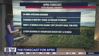 April long-range forecast for Western Washington | FOX 13 Seattle