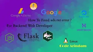 How To Fix ads.txt Error In Adsense With Linux Panel or For Backend Web Developer | Step By Step...