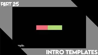 2D Intro Templates (No Text)