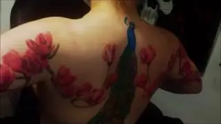 peacock magnolia tattoo