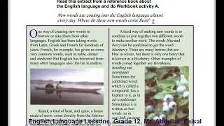 (4.7 Words and More Words) شرح دروس اللغة الإنجليزية للصف الثالث الثانوي- اليمن