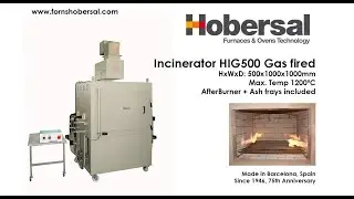 Hobersal Incinerator HIG500 - Gas Fired  - 500 litres  - 1200&ordm;C