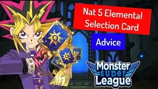 Monster Super League - Nat5 [Elemental] Советы по выбору карты!