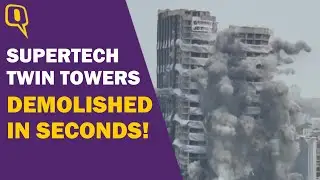 Moment When Supertech Twin Towers Fell Like a Pack of Cards, in Seconds