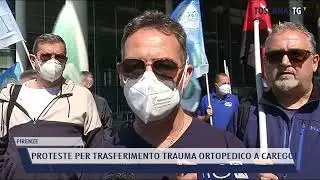 2022-04-29 FIRENZE - PROTESTE PER TRASFERIMENTO TRAUMA ORTOPEDICO A CAREGGI