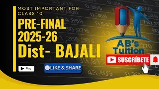 Maths Paper of Pre Final of Bajali District Class10 Seba Board