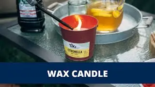 TIKI Brand Wax Candle