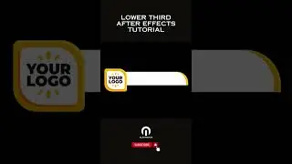 Lower Third Animation After Effects Tutorial #aftereffects #aftereffectstutorial #lowerthird