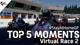 Top 5 moments | Virtual Race 2 #StayAtHomeGP 🏡
