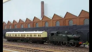 Ewhurst Green model railway - a trio of GWR locomotives