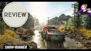 Truck Driving RPG - Snowrunner - Nintendo Switch OLED Review. Handheld Mode Review.
