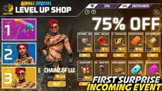 I GOT NEW LEVEL UP SHOP EVENT IN GARENA FREE FIRE MAX | DIWALI SURPRISE INCOMING EVENT 😍