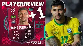 GETTING INSANE! 😭 88 WC PATH TO GLORY BRUNO GUIMARAES PLAYER REVIEW! FIFA 23 ULTIMATE TEAM