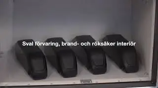 Batterisk&aring;p f&ouml;r laddning och f&ouml;rvaring av litiumbatterier