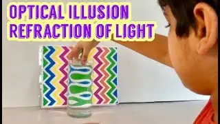 REFRACTION OF LIGHT IN WATER! OPTICAL ILLUSION!