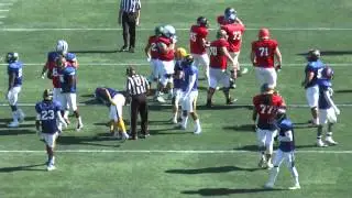 2014 National Bowl Blue DEF vs National Bowl Red OFF 1 of 3 Scouts Sideline Endzone