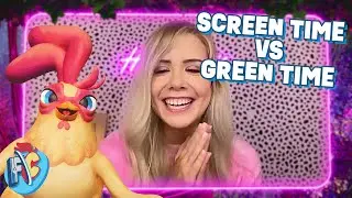 Mackenzie Turner and Future Chicken | SCREEN TIME VS GREEN TIME! | Science for Kids