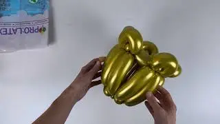 How to make Balloon Flower in a vase | Balloon Twisting Tutorial