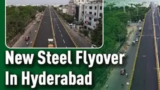 RTC Cross Roads Steel Flyover | Steel Bridge In Hyderabad Telangana India