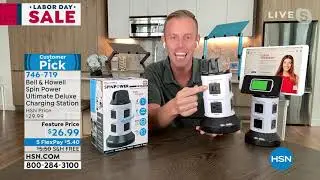 Bell   Howell Spin Power Ultimate Deluxe Charging Station