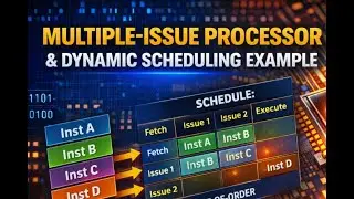Multiple issue processor and dynamic scheduling - out of order exeution | Video 12