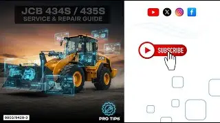 JCB 434S/435S WHEELED LOADING SHOVEL SERVICE 9803/9420-3