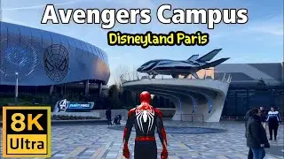 Marvel Avengers Campus DISNEYLAND, PARIS/ 4k walk tour
