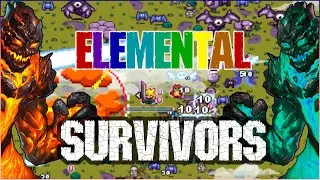 Смотрим на игру - Выживание элементалий|Elemental Survivors|Стрим/Stream №1 #elementalsurvivors