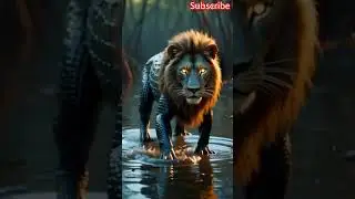 The Mythical Dragon-Lion | A Beast from the Shadows.#animals #fantasybeast #mythicalcreature #ai