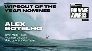 Alex Botelho at Jaws - 2019 Wipeout Nominee - WSL Big Wave Awards