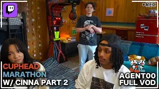 Agent00 VOD- CUPHEAD MARATHON W/ CINNA PART 2]-(10-30-2024)