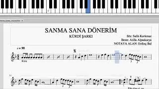 Sanma Sana Dönerim (Ferdi Tayfur) - Solfej - Erdinç Bal