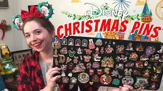My Disney Pin Christmas Collection and Display!