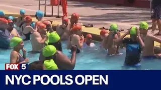 NYC pools open for summer season amid nationwide lifeguard shortage