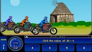 Bike Racing Math Division Game Overview