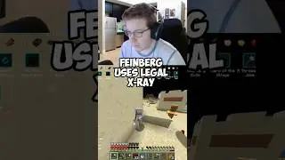 Feinberg uses legal cheat #feinberg #minecraft #twitch #funny #gaming #twitclips