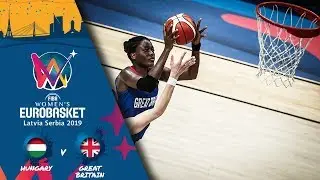 Hungary v Great Britain - Full Game - FIBA Women's EuroBasket - Final Round 2019