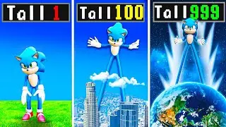 Becoming The TALLEST Sonic Ever in GTA 5